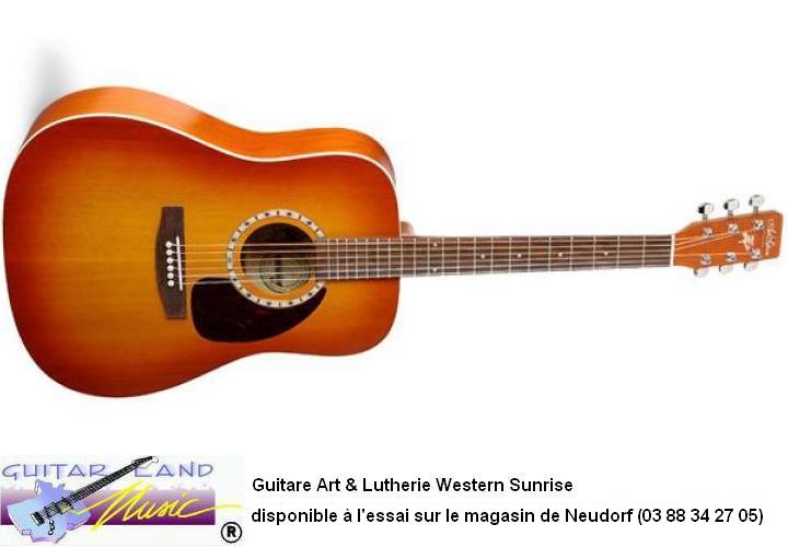 Guitare Art & Lutherie Western Sunrise